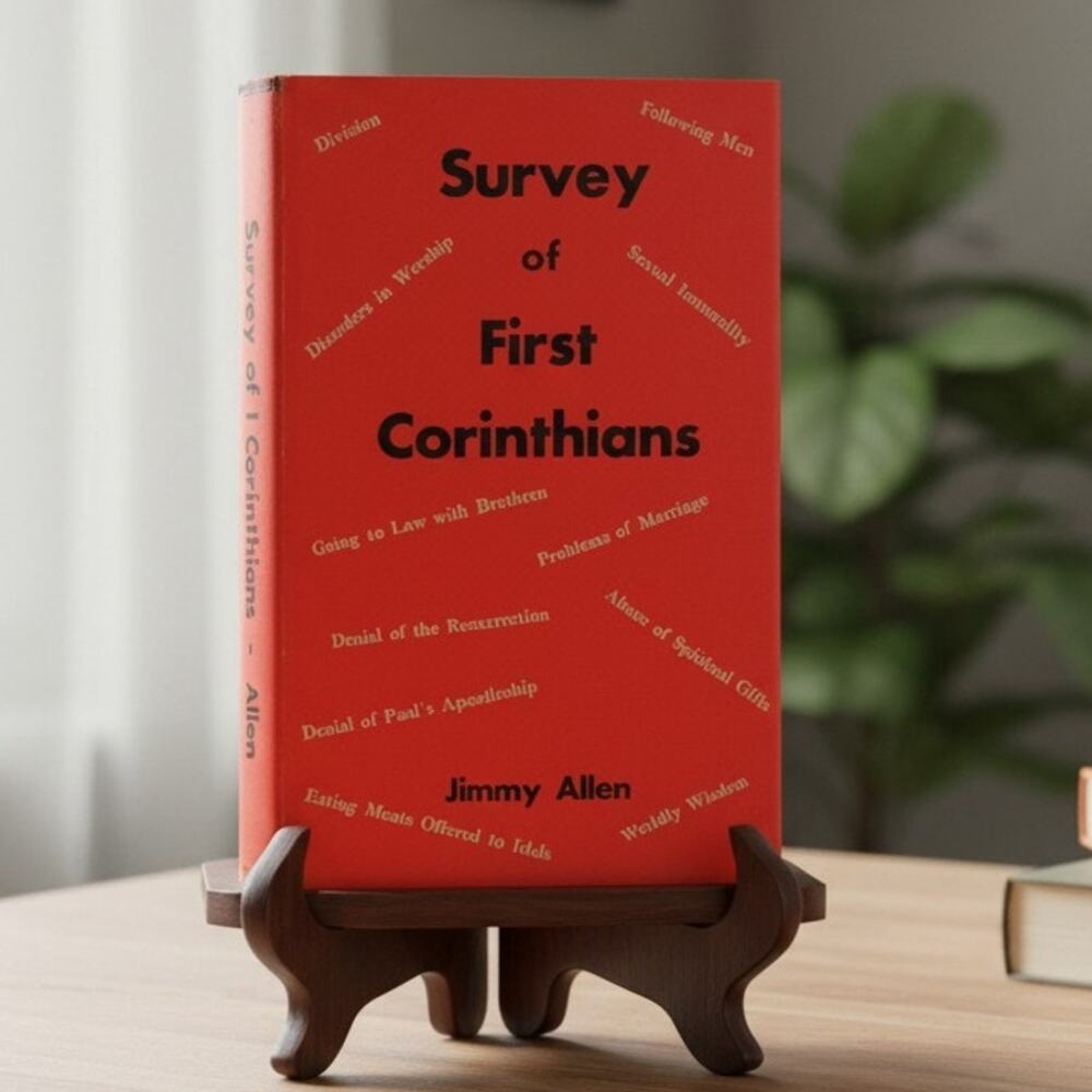 Survey of the First Corinthians Jimmy Allen 1975 Hardcover Bible Study